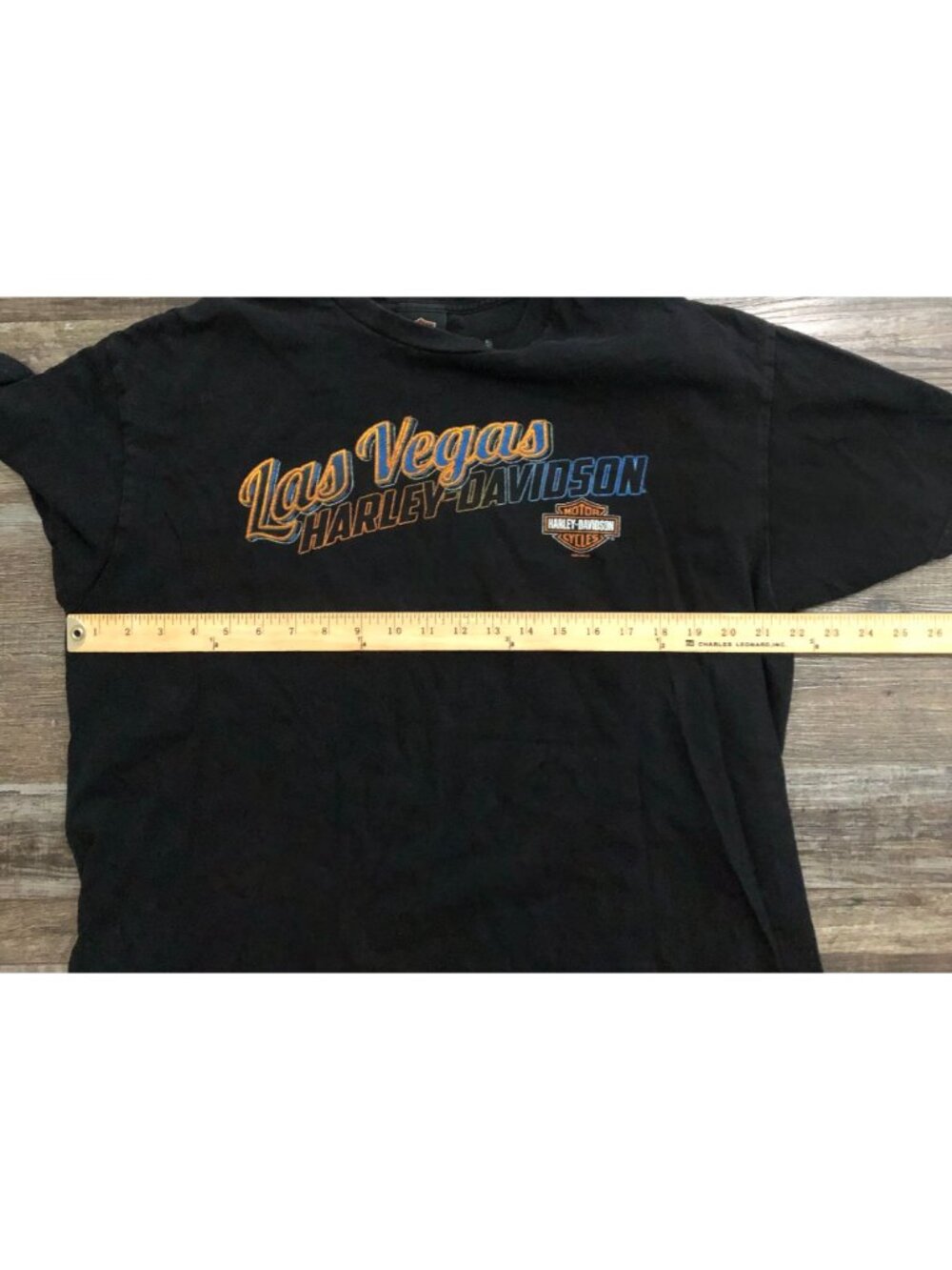 Harley Davidson Las Vegas Nevada Mens XL Black Double Sided Tee T Shirt - Picture 5 of 6